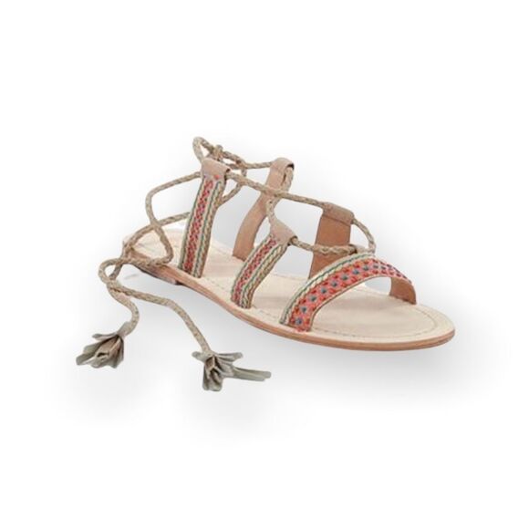 Seychelles Shoes - Seychelles In Flight Wrap Sandal in Taupe Size 8